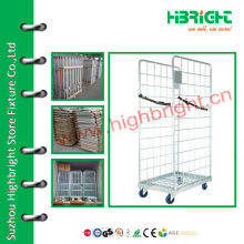 Faltbarer Wire Mesh Roller Container (500kg)